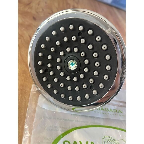 Niagara Conservation N2515 SAVA SPA 1.5 GPM Single Function Shower Head - Chrome - Picture 2 of 4